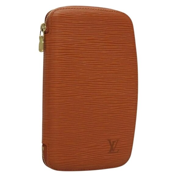 LOUIS VUITTON Epi Agenda geod Wallet Brown LV Auth - Picture 2 of 16
